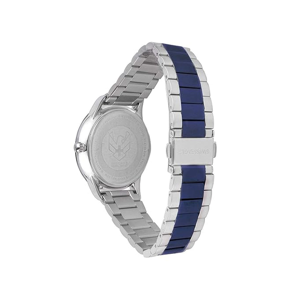 Swiss Eagle Women's Analog Stainless Steel Watch SE-9166-11 - back view