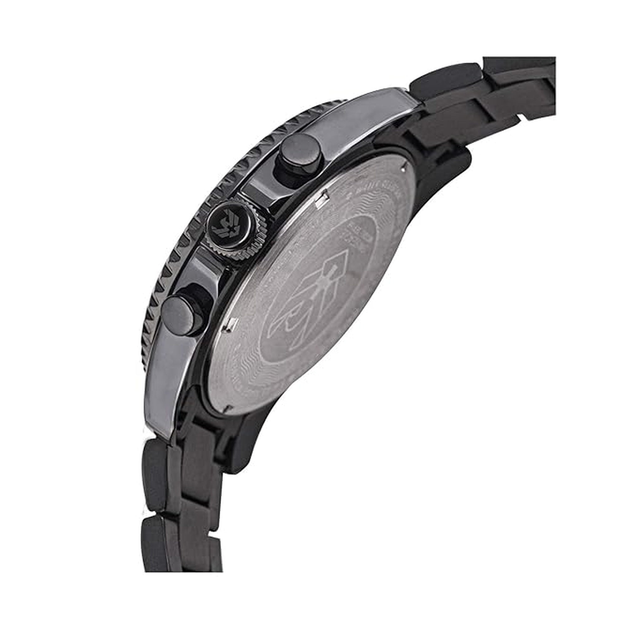 Swiss Eagle Men's Chronograph Stainless Steel Watch SE-9168-44 - side profile view