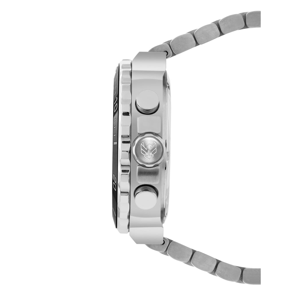 Swiss Eagle Men's Multifunction Stainless Steel Watch SE-9172-11A - side profile view