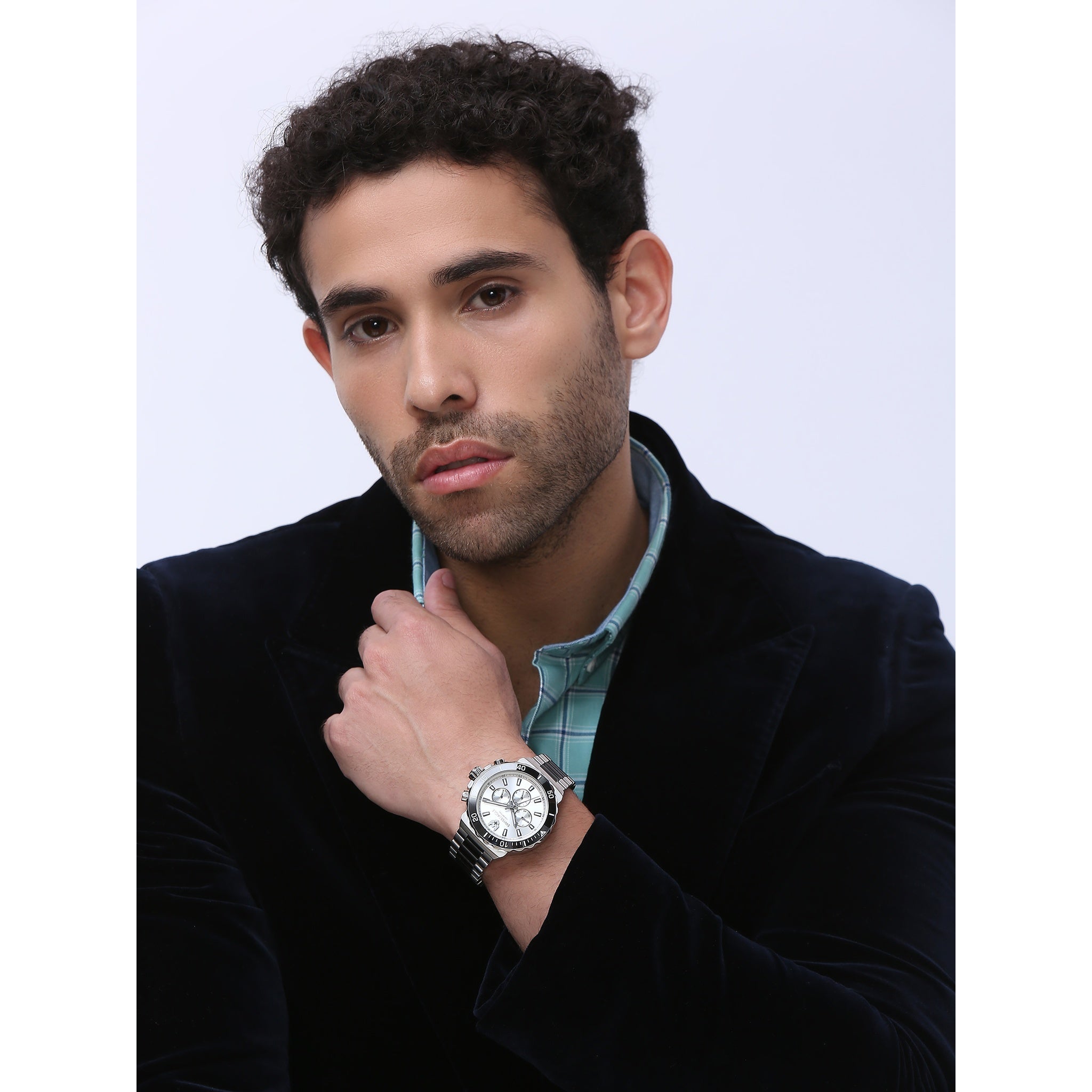 Swiss Eagle Men's Multifunction Stainless Steel Watch SE-9172-22A - lifestyle shot