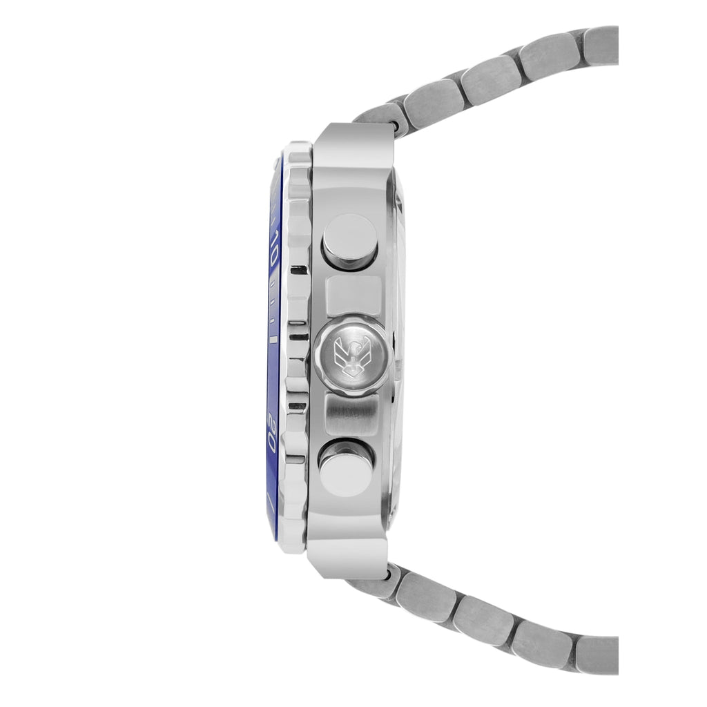 Swiss Eagle Men's Multifunction Stainless Steel Watch SE-9172-33A - side profile view