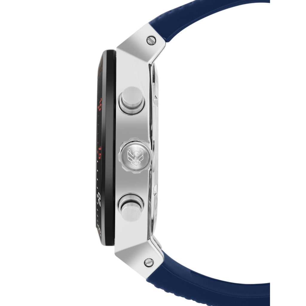 Swiss Eagle Men's Multifunction Silicon Belt Watch SE-9174-02A - side profile view