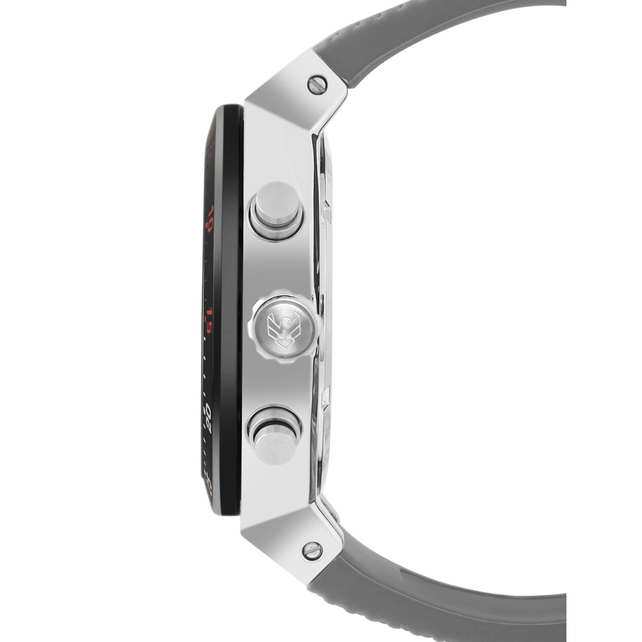 Swiss Eagle Men's Multifunction Silicon Belt Watch SE-9174-03A - side profile view
